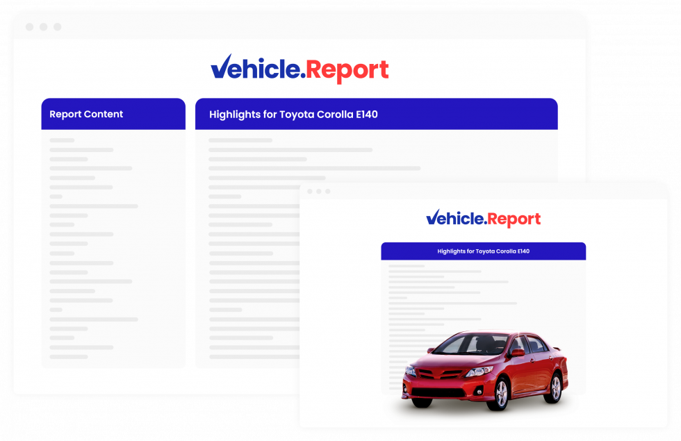 About Us 100 Free Vehicle Report   Vehicle Report Graphic 980x635 