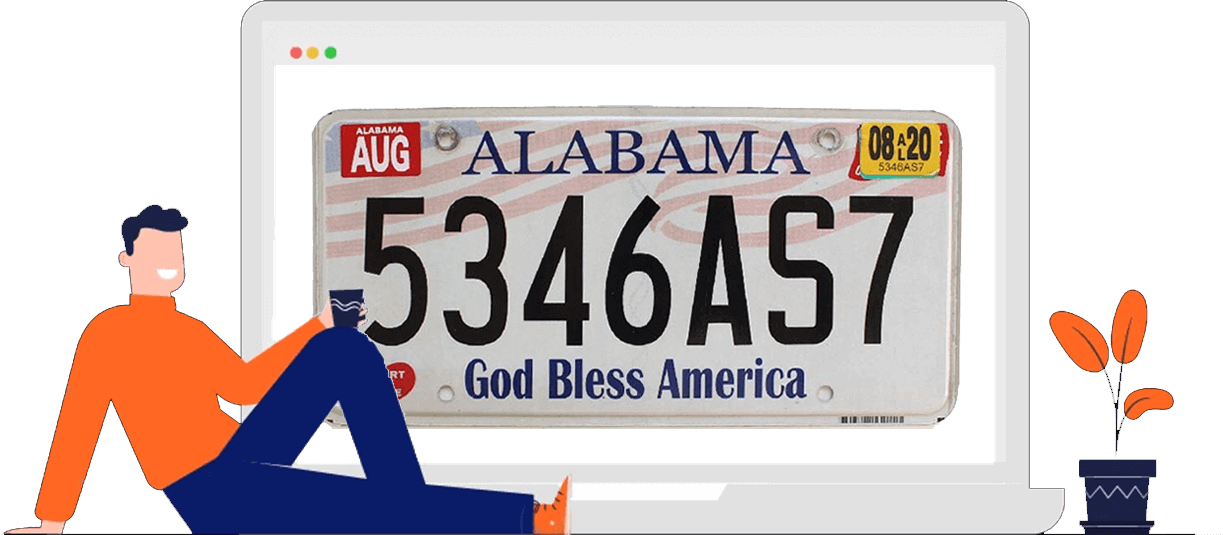 Alabama License Plate Lookup Search And Get Free Vehicle Records   Alabama License Plates 